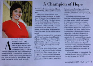Lisa Pecaro A Champion of Hope